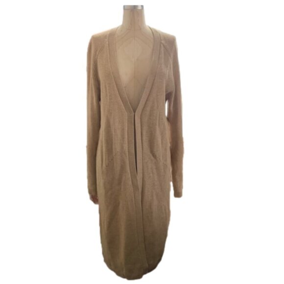 Cabi Tan Long Cardigan Womens Size Medium - Picture 3 of 12